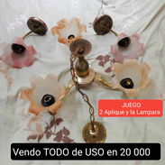 Vendo de. USO lampara de techo y apliques - Img 56157570