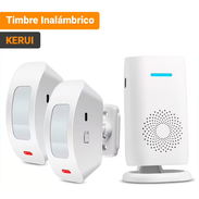 KERUI Timbre Inalámbrico Con Sensor Infrarrojo De Movimiento 3 Modos Y 4 Niveles De Volumen 52USD - Img 58391590