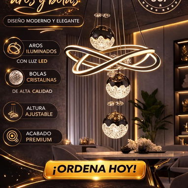 Lámparas de techo colgante modeldorada con foto real - Img 123069678