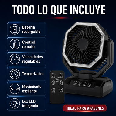 Ventilador recargable 50 USD X 3 UNIDADES - Img 126824308