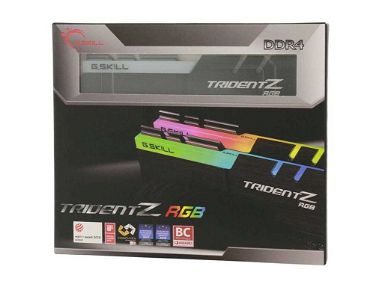 0km✅ RAM DDR4 G.Skill TridentZ RGB 32GB 3600mhz 📦 Disipadas, 2x16, CL18 ☎️56092006 - Img 65190351