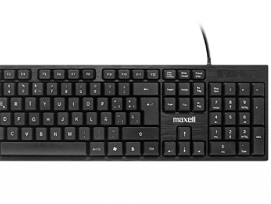 Juego de teclado y mause Marca Maxell:  teclado básico multifuncional con pad numérico y mouse óptico WRKBC-10 53828661 - Img 65959428