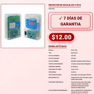 PROTECTOR DE VOLTAJE 220 V V010 . - Img 57897089