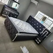 Juego de cuarto tapizado cama camera o 3/4 cómoda de 7,  Garantía 1 año entrega sin costo adicional en toda la Habana - Img 55018937