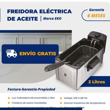 Freidoras de aceite marca Eko ( distintos precios y modelos) - Img 125994441