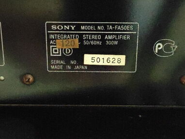 AMPLIFICADOR  STEREO SONY Made in JAPON - Img main-image