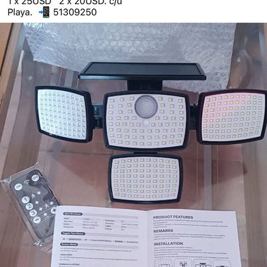 Vendo cámara de vigilancia Zosi nueva en caja o cambio por ventilador recargable F6 Original y luz solar de exterior con - 2/2