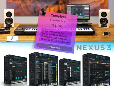 FL Studio 21.1 - Curso Completo - Nexus3 con 170 GB Librerias 3x1 al 58080125 - Img main-image-38168662