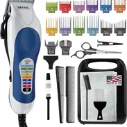 Máquina de pelar WAHL COLOR PRO (Set de barbero de 26 piezas) 10W (110V/60Hz) MADE IN EEUU, CON GUÍA DE COLORES. - Img 56879224