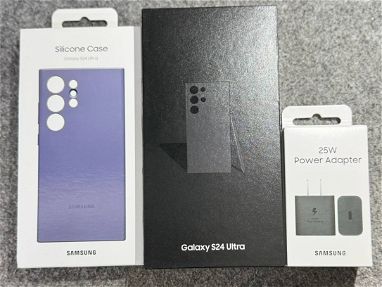 Samsung Galaxy S24 Ultra de 256gb, 1 sola sim con su cargador de 25w mas cover,NUEVO!!! - Img main-image-45686841
