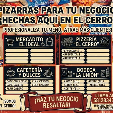 Pizarras para negocios - 3/4