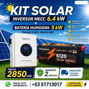 ☀️⚡ Kit Solar 6.4KW + 5KW en Batería Humsienk - Img 57217790