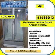 QB-701-Exhibidora vertical 20cuft DOBLE PUERTA.....1030 USD.....51596013.... transporte lugares cercanos - Img 56201170