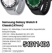 !!Samsung Galaxy Watch 6 Classic(47mm) Display: 1.5", 480x480px, Crista de Zafiro. SuperAMOLED, AlwaysOnDisplay!! - Img 45732515