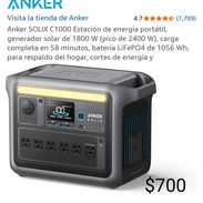 Estación de energía ANKER super buena calidad $700 USD Factura y garantía 50283663 domicilio gratis Habana - Img 56212284