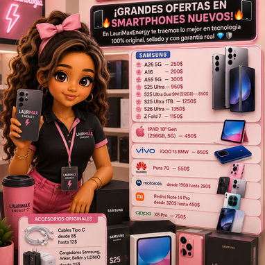 📱🔥 LAURIMAXENERGY | VENTA DE CELULARES 2026 🔥📱 🚨 Samsung y Xiaomi NUEVOS, sellados en caja + garantía 🚨W 54389456 - 3/3
