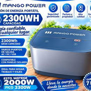 Mango power 2000 watts pico 3300 ( 2300 wh) Con panel de 440watts ( sin el cable ) - Img 58473371