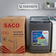 Lavadora automática SACO 9kg NUEVA – agua fría/caliente - Img 55197123