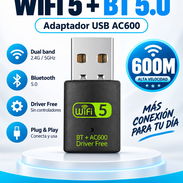 Adaptador WiFi Bluetooth 2 en 1 - Img 57520873