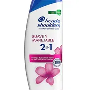 CHAMPU HEAD&SHOULDERS 2 EN 1 SUAVE Y MANEJABLE 375 ML - Img 52510218