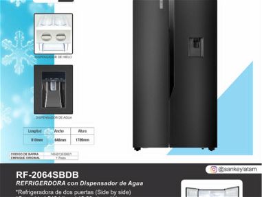 Refrigeradores Sankey de 18 pie de DOs Puertas y con Dispensador - Img 65893318