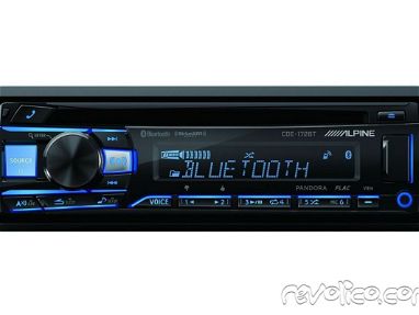 Estéreo clásico Bluetooth para coche, receptor de radio FM, llamadas manos libres, micrófono incorporado, puerto USB/SD/ - Img main-image