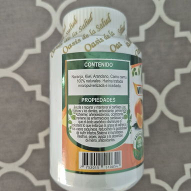 Vitamina C natural  500 mg - Img 113605753