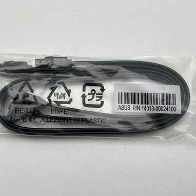 Cable SATA III de 6.0 Gbps para HDD SSD de placa base (ángulo recto y recto de 16 pulgadas, 1 recto + 1 en ángulo) - Img 114533912