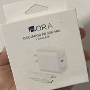CARGADOR TIPO C 20W CARGA RÁPIDA Y CABLE IPHONE ENTRADA C 3A CARGA RÁPIDA (MARCA 1HORA) - Img 55072068