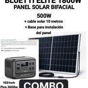 Bluetti elite panel solar bifacial 1100 usd - Img 55970218
