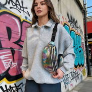 🍑Aerocandy Bolso de Cintura para Mujer – Diseño Láser Multicolor🍑 - Img 57852980