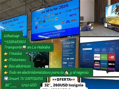 TV , Smart tv whatsap +5358483922 de 32 pulgadas a 86 pulgadas.Todo en electrodomésticos.La Habana Cuba. - Img 68008496