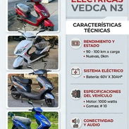 Moto eléctrica Vedca N3 1000w 60vx30ah 1650 usd - Img 58280204