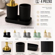 Set de 3 piezas para baño (L&G) - Img 55846431