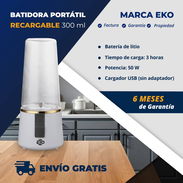 Batidora recargable portátil EKO - Img 56545733