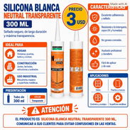 Silicona Blanca ‼️Acabado Transparente‼️ - Img 57394844