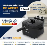 Freidora electrica de aceite acero inoxidable.... - Img 55076418