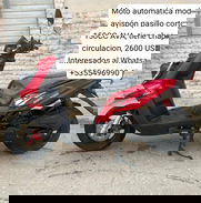 Moto automática modelo avispón pasillo corto 150CC AVA, tiene chapa y circulacion, 2600 USD Interesados al Whatsapp +535 - Img 49192811