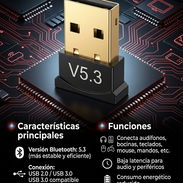 Vendo Adaptador Bluetooth V5.3 nuevos !!! - Img 52953568