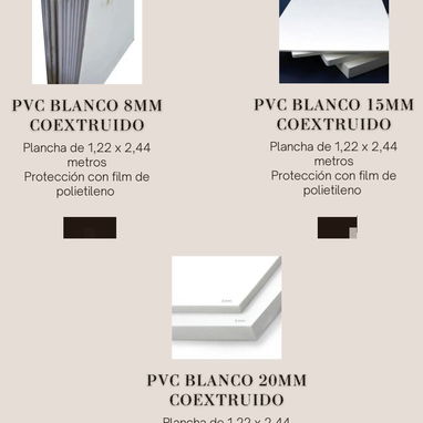 VENTA DE PVC Y ACRÍLICO - 3/10