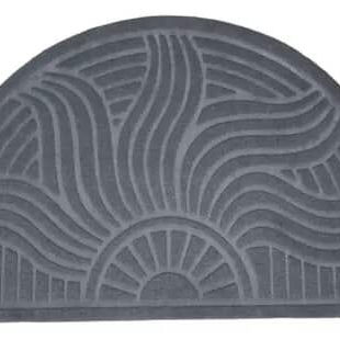 Alfombra de entrada con diseño semicircular (media luna) _tm7*____ - 6/8