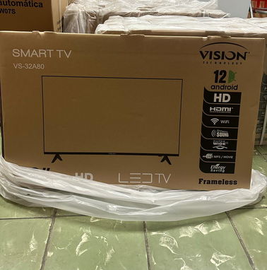 Smart-TV 32 Pulgadas (Híbrido) con cajita HD interna marca Visión incluye soporte para la pared $260 USD con transporte - Img 89508475