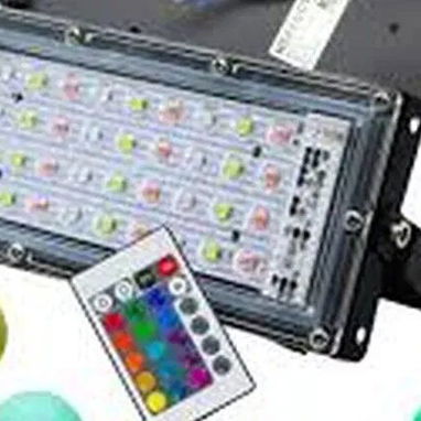 Reflector RGB 50 W con control, cambia de colores - 3/3