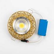Downlight LED empotrable de cristal facetado COB Multicolor - Genérico High-End-Serie Luxury Crystal Gold - Img 55407776