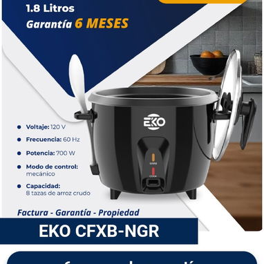 Ollas arroceras con distintos colores marca Eko (6 meses de garantÃa) - Img 112090598