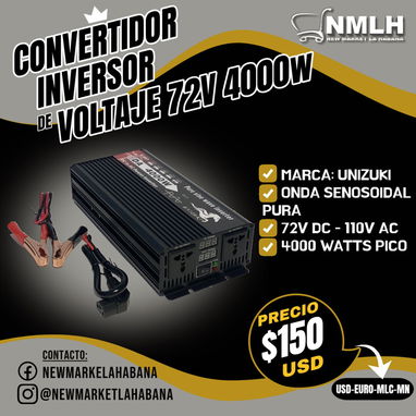 Convertidores/Inversores de voltaje 12v y 72v (2) - Img 113493757