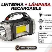 Linternas Lámparas recargables carga solar y eléctrica - Img 55574282