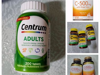 Vitamina C de 500mg  pomos de 100 tabletas de 200 y de 500 tabletas - Img 64201570