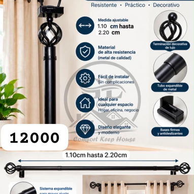 Cortineros expandible - 6/9