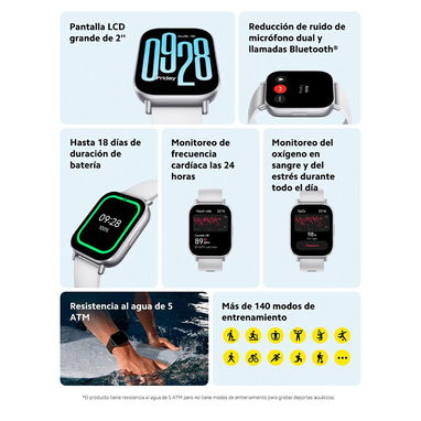 Smartwatch Xiaomi Redmi Watch 5 Active 47mm, NUEVO en CAJA - Img 102809620